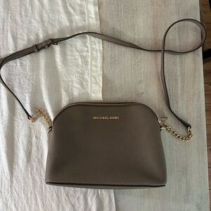 Michael Kors large dome Cindy crossbody in tan